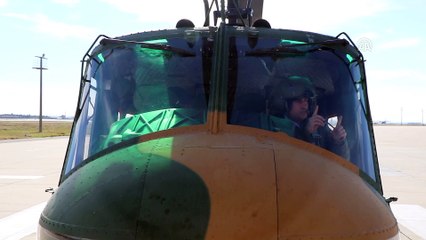 Konya'da jandarmadan havadan trafik denetimi