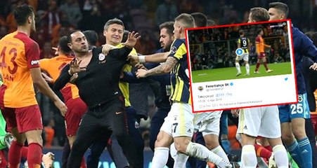 Fenerbahçe'den TFF'ye Galatasaray Paylaşımı