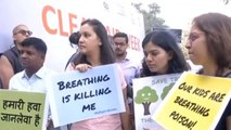 Delhi Air Pollution : Public protests outside Paryavaran Bhavan | Oneindia News
