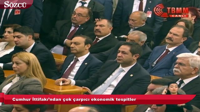 Cumhur İttifakı’ndan çok çarpıcı ekonomik tespitler
