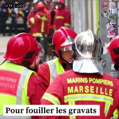 Deux immeubles s'effondrent à Marseille