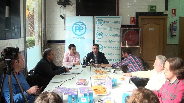 Rueda de prensa del Partido Popular de Leganés del 6 de noviembre de 2018