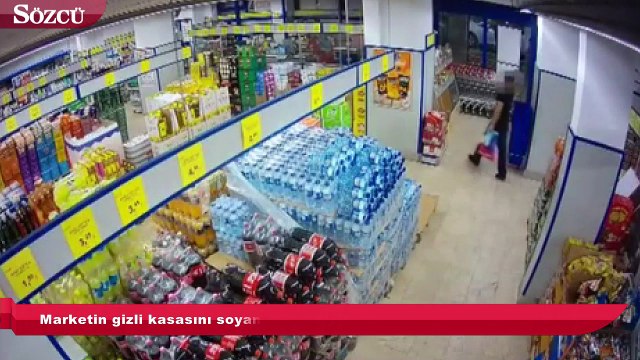 Silahlı gaspçı marketi soydu, çıkarken “iyi günler” dedi