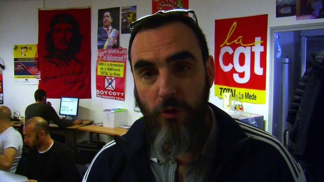 Fabien Cros, secrétaire général de la CGT de Total la Mède, fait le point sur la situation
