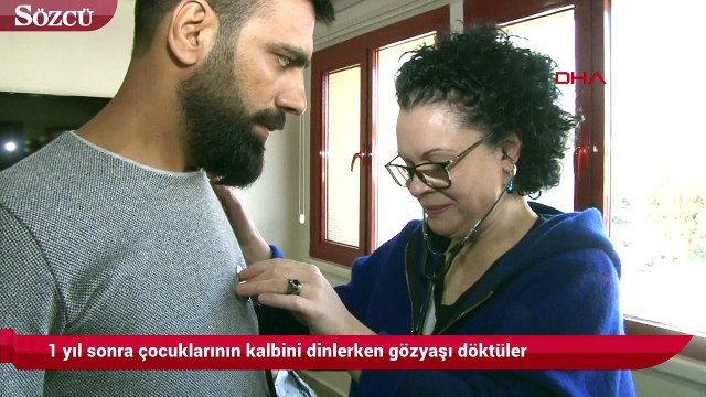 Bağışlayıcı aile 1 yıl sonra çocuklarının kalbini dinlerken gözyaşı döktüler