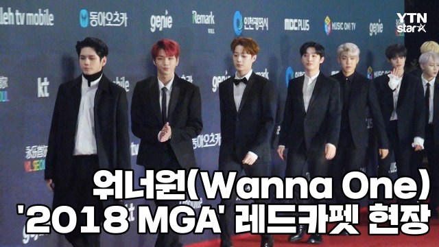 [Y영상] 워너원, '레드카펫 빛낸 대세 아이돌' (MGA 레드카펫) / YTN