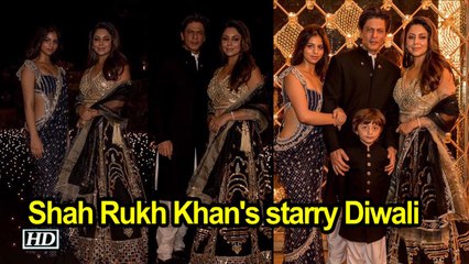 Shah Rukh Khan's starry Diwali with Gauri Khan & kids