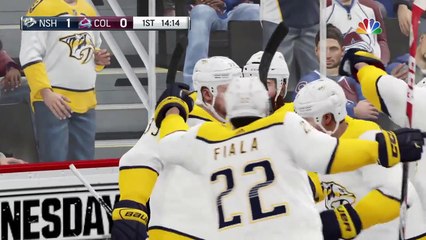 NHL Hockey - Nashville Predators @ Colorado Avalanche - NHL 19 Simulation Full Game 7/11/18