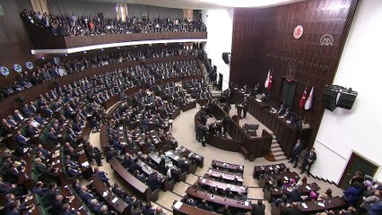 Cumhurbaşkanı Erdoğan: 'Hedefimiz öncelikle mevcut belediye başkanlarımızdan yeniden aday göstereceklerimizi kesinleştirmek' - TBMM