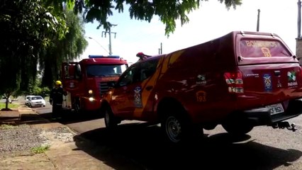 Incêndio em residência mobiliza Corpo de Bombeiros