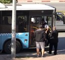 Halk Otobüsü Şoförü Gaziyi Aşağı İndirdi