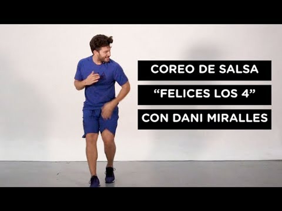 Aprende la coreografía de Felices los 4