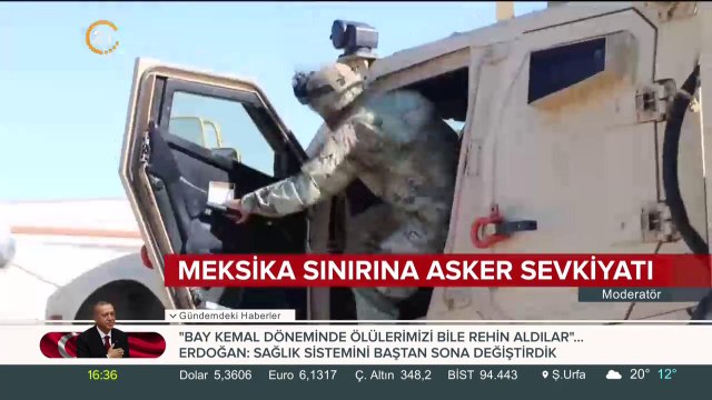Meksika sınırına asker sevkiyatı