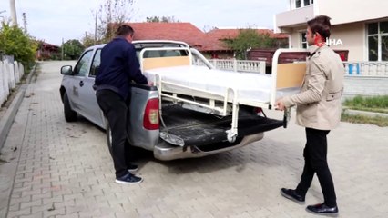 Ergene Belediyesi’nden ihtiyacı olanlara hasta yatağı