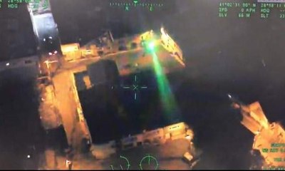 Polis helikopterine lazer tutan kişi yakalandı