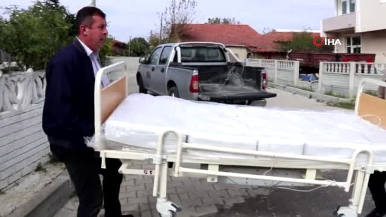 Ergene Belediyesi'nden İhtiyacı Olanlara Hasta Yatağı