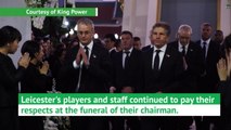 Leicester Players and Thailand Prime Minister pay tribute to Chairman