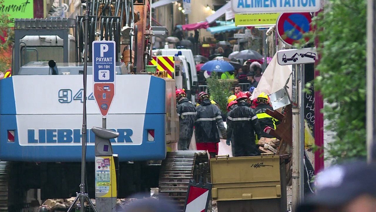 Mehrere Tote nach Einsturz von Häusern in Marseille geborgen