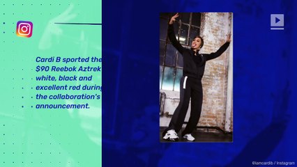 Cardi B Announces Partnership With Reebok