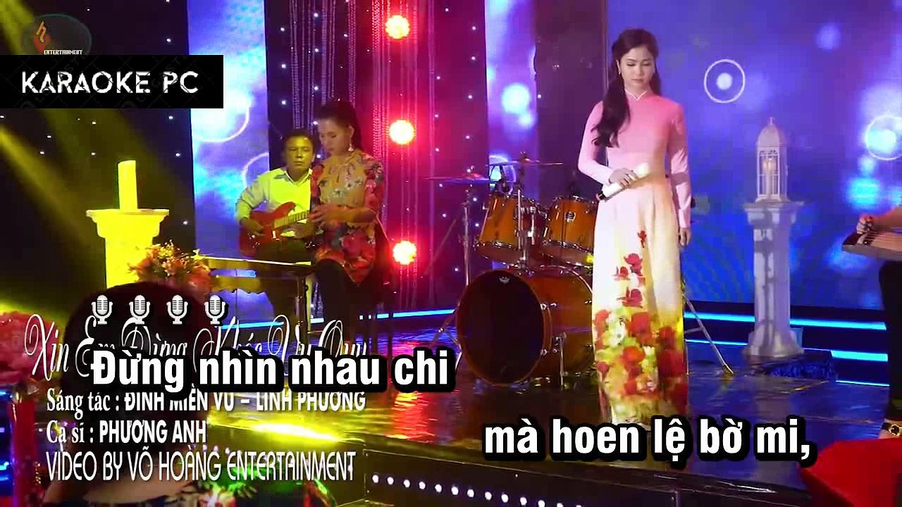 Karaoke Xin Em Đừng Khóc Vu Quy - Phương Anh