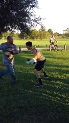 When your uncle gets drunk and tries to show off his fighting skills