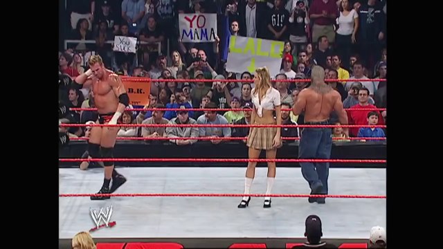 Stacy Keibler & Scott Steiner & Test & Mick Foley Segment Raw 12.01.2003 by wwe entertainment