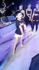 The boy's dance moves made the audience excited