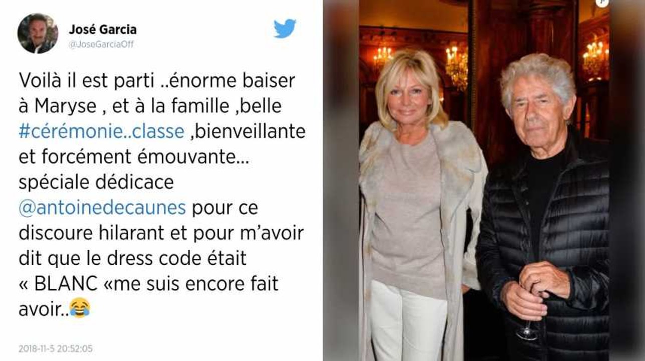 Philippe Gildas. Antoine De Caunes a piégé José Garcia pendant les obsèques.