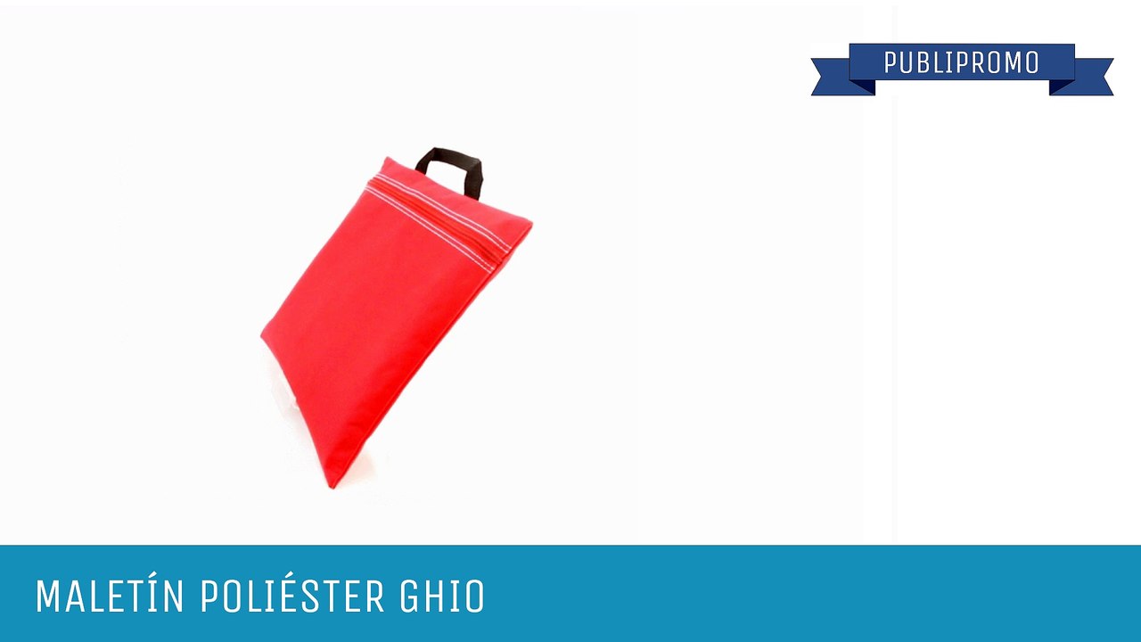 Maletines baratos para publicidad de poliester Ghio