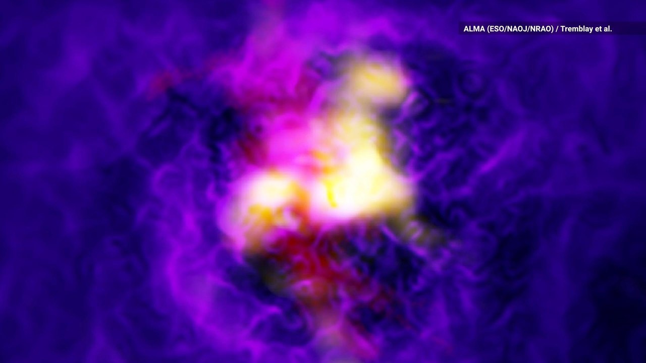 Scientists Spot Massive ‘Galactic Fountain’ Spo...
