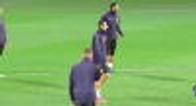 Ronaldo trains ahead of Manchester United clash