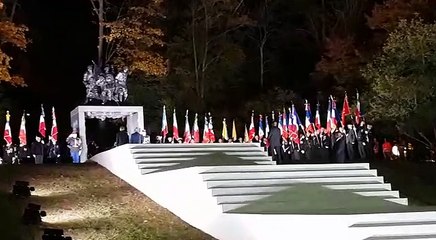 Inauguration du Monument aux héros de l'Armée noire à Reims