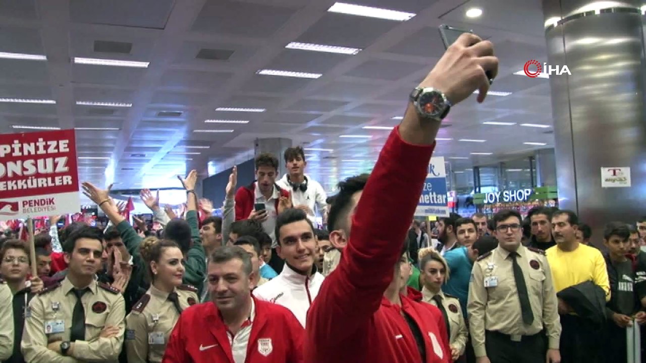 Ampute Milli Takımı'na coşkulu karşılama