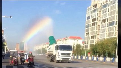 Une machine à fabriquer les arcs-en-ciel !