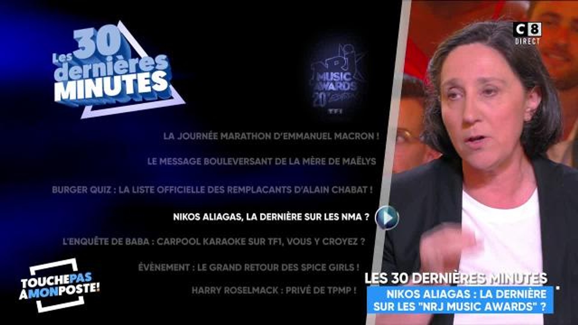 Nikos Aliagas Et Danielle Moreau D'après Danielle Moreau, Camille Combal pourrait remplacer Nikos Aliagas  aux NRJ Music Awards - Vidéo Dailymotion