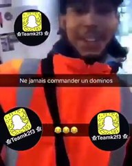 Un livreur Domino's Pizza crache dans une commande.