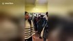 Long voting line snakes through corridors in Brooklyn after machines break
