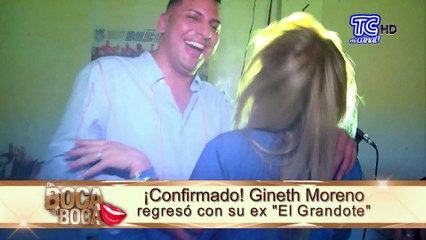 Gineth Moreno nuevamente enamorado de Nando “ El Grandote”