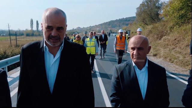 Rama inspektoi aksin e përfunduar Shkodër-Muriqan - News, Lajme - Vizion Plus