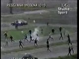 affrontements Ultras Reggiana - Modena F C