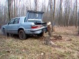 Funny Video: Removing Stumps With a Junker
