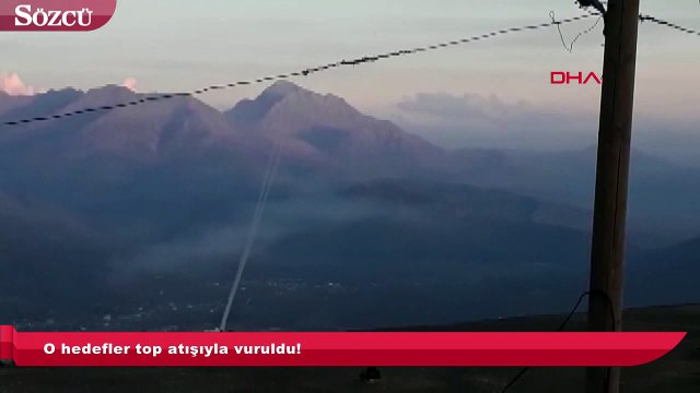 O hedefler top atışıyla vuruldu!
