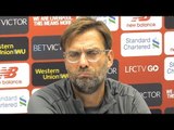 Jurgen Klopp Full Pre-Match Press Conference - Liverpool v Fulham - Premier League