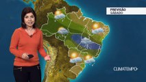 Previsão Brasil – Mais temporais sobre o país