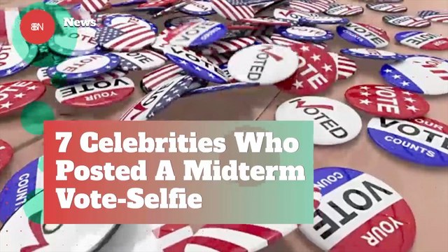 Celebs Who Posted Midterm Voting Selfies