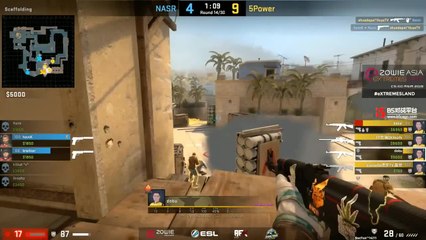 He only has an USP-S but this play is just too good!
