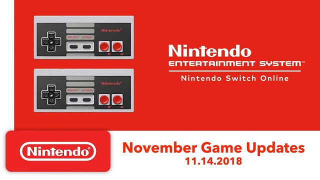 NES Nintendo Switch Online : Les nouveaux jeux de novembre