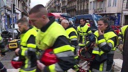 Search through rubble continues in Marseille building collapse