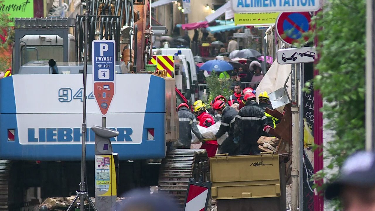 Marseille: quatre corps extraits des décombres