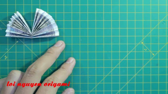 gấp tiền giấy hình con bướm origami butterfly 折り紙 Loi Nguyen Origami tập 7
